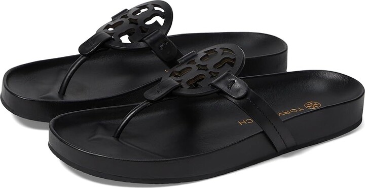 Tory Burch Miller Cloud Women's Shoes Perfect Black/Perfect Black : 5 M, Leather