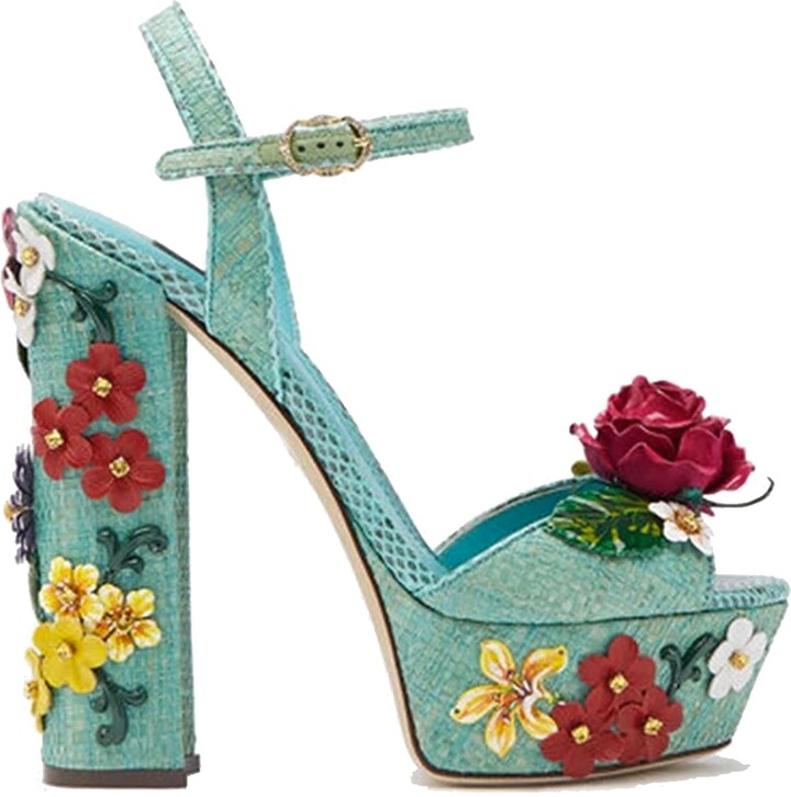 Dolce & Gabbana 4754 Women's Shoes Yellow Calf-Skin Leather High-Heel –  Dellamoda