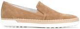 Thumbnail for your product : Tod's round toe slippers