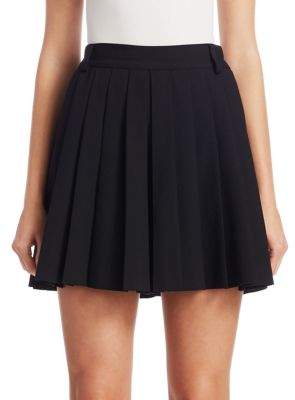 RED Valentino MIcro Pleated Shorts