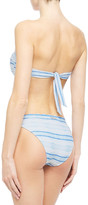 Thumbnail for your product : Heidi Klein Scalloped Striped Mid-rise Bikini Briefs