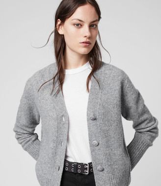 all saints grey sweater