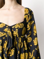 Thumbnail for your product : Versace Jeans Couture Baroque Print Flared Dress