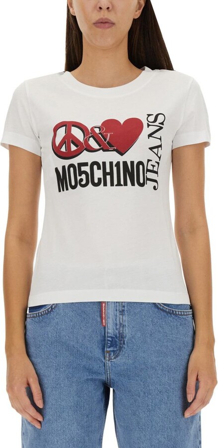 Moschino Peace & Love T-Shirt - ShopStyle