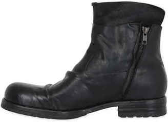 Shoto Washed Horse Leather Ankle Boots