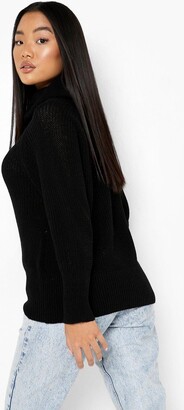 boohoo Petite Recycled Roll Neck Jumper