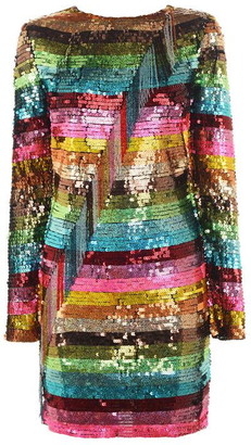 Biba Rainbow Sequin Dress