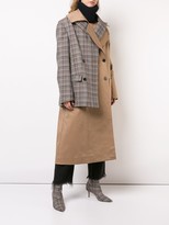 Thumbnail for your product : Monse Layered Double Breasted Coat