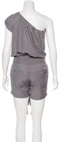 Thumbnail for your product : Brunello Cucinelli One-Shoulder Belted Romper