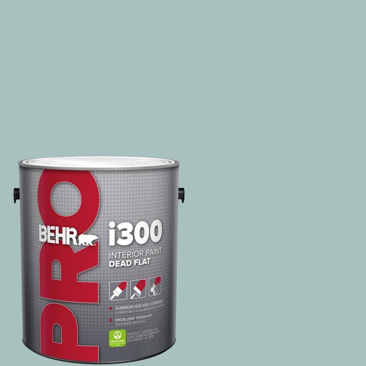 BEHR PRO 1 gal. #500F-4 Swan Sea Dead Flat Interior Paint