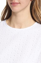 Thumbnail for your product : Halogen Eyelet Smocked Waist Top