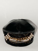 Thumbnail for your product : DSQUARED2 Lvr Exclusive Faux Patent Leather Hat