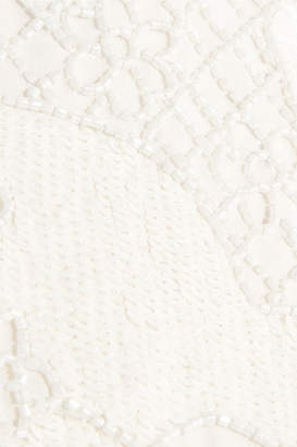 Needle & Thread Embellished Chiffon Gown - Ivory