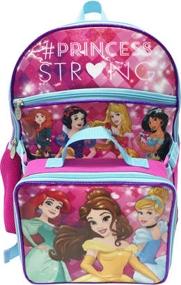 Disney Princesses Character Backpack & Lunchbox Set