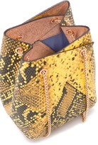 Thumbnail for your product : THE VOLON Snakeskin-Effect Shoulder Bag