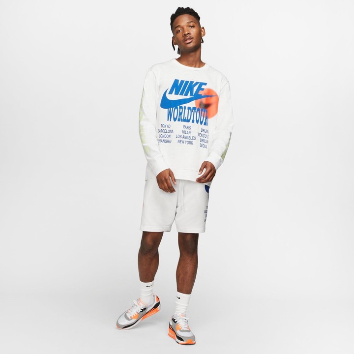 nike world tour fleece shorts