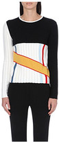 Thumbnail for your product : J.W.Anderson Colour-block knitted jumper
