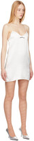 Thumbnail for your product : Vetements White Logo Slip Dress