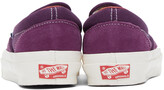 Thumbnail for your product : Vans Purple OG Classic Slip-On LX Sneakers