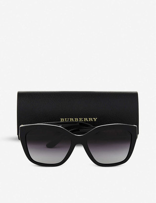 Burberry BE4261 irregular-frame sunglasses - ShopStyle