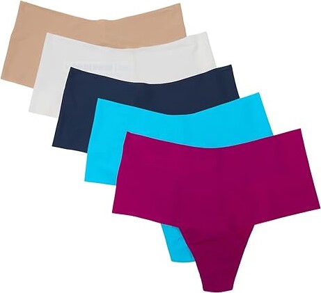 (取寄) ハンキー パンキー レディース ブレスソフト ハイ ライズ トング 5 パック Hanky Panky women Breathesoft High Rise Thong 5 Pack Marshmallow/Biscotti/Hot Fuchsia/Nightshade/Pacific Blue Hanky Panky Breathesoft High Rise Thong 5 Pack Women's Underwear