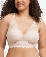 Thumbnail for your product : Maidenform Pure Comfort Lace & Mesh Longline Wireless Bralette DM1188