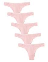 Thumbnail for your product : Iris & Lilly Women's Body Smooth Thong, Pack of 5,(Manufacturer size: Small)