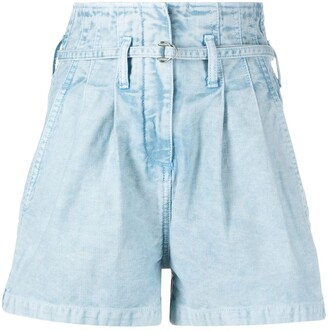 IRO High-Waisted Denim Shorts