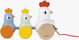 Thumbnail for your product : Janod Wooden Hen & Chick Pull Along