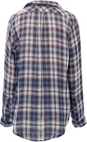 Thumbnail for your product : Current/Elliott Cotton Plaid Prep School Shirt