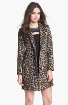 Thumbnail for your product : BB Dakota Leopard Print Coat