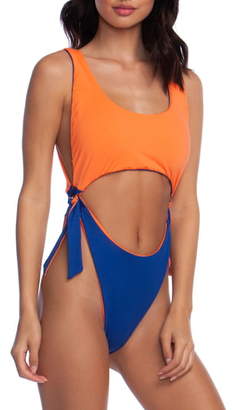 Bikini Lab Sonic Boom Reversible One-Piece Swimsuit