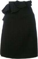 Giambattista Valli ruffle front skirt 