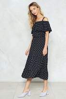 Thumbnail for your product : Nasty Gal In a Spot of Trouble Midi Dress