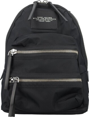  Marc Jacobs M0016679 Black/Gold Hardware Women's Quilted Nylon  Mini Backpack : Clothing, Shoes & Jewelry