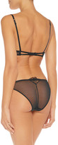 Thumbnail for your product : Heidi Klum Intimates Sublime Ribelle Silk-Blend Satin And Lace Contour Bra