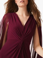Thumbnail for your product : Phase Eight Edna Cape Maxi Dress, Berry Red