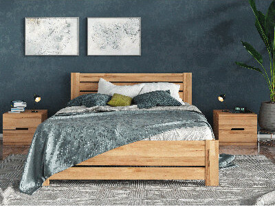 Loon Peak Issabelle Eco Wood Bed - Chemical Free - Natural Hand Rubbed Oil Finish