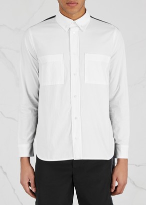 Tim Coppens White Contrast Cotton Shirt