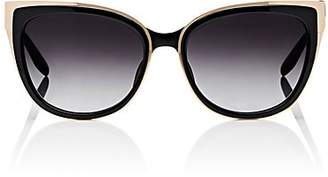 Barton Perreira Women's Winette Sunglasses - Black, Gold, Smolder