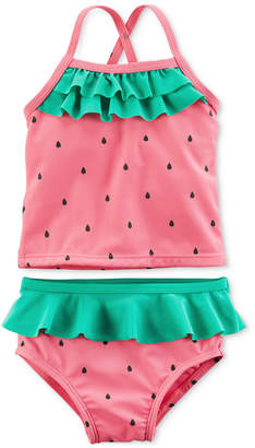 Carter's 2-Pc. Strawberry Swimsuit, Baby Girls