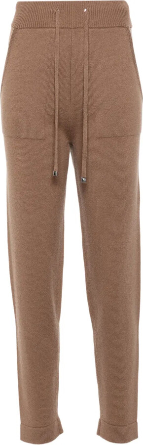S Max Mara Ribbed-Knit Track Pants