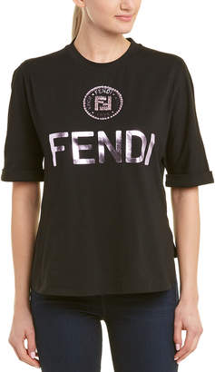 Fendi High-Low T-Shirt