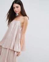 Thumbnail for your product : Warehouse Pleated Lame Top