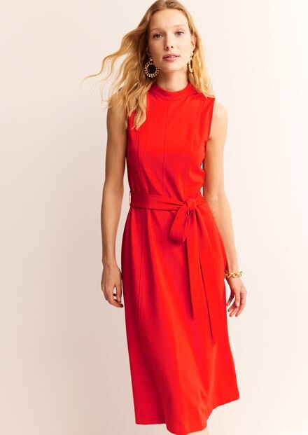 Boden Nicola High Neck Ponte Dress ShopStyle