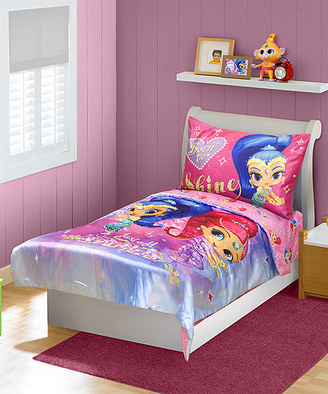 Baby Boom Pink Shimmer & Shine Four-Piece Bedding Set