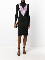 Thumbnail for your product : Givenchy lace trim midi dress