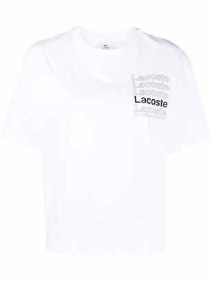 Lacoste logo-print short-sleeved T-shirt