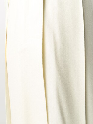 Jil Sander Pleated A-Line Skirt