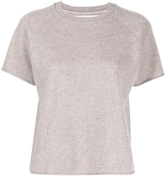 Extreme Cashmere Short-Sleeved Cashmere Top